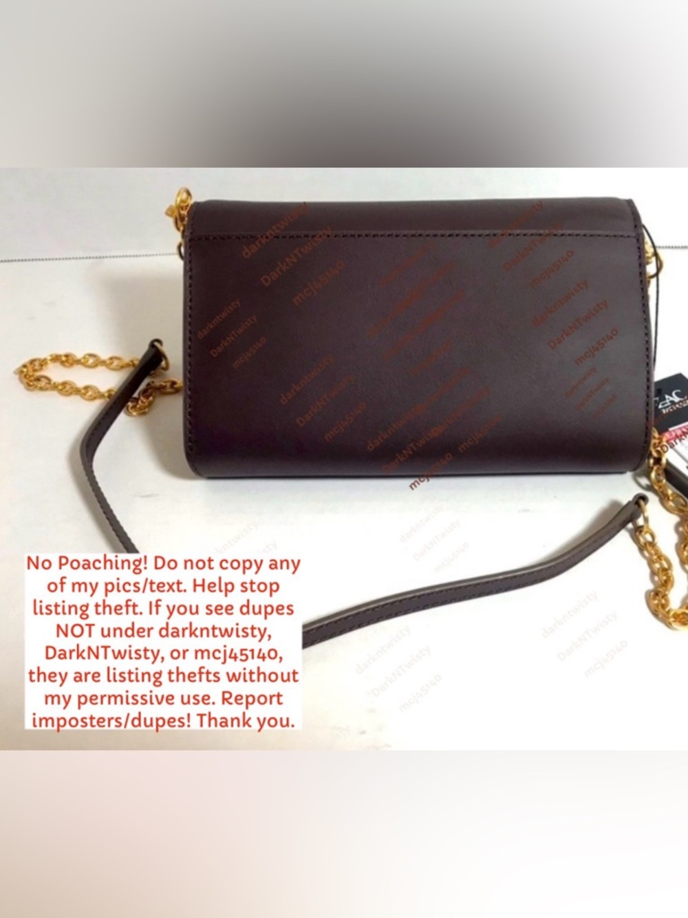 Zac Posen Eartha Wallet On A Chain Crossbody $295 Price Firm! - Picture 5 of 10